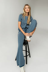 Ireland Striped Top in Blue - FINAL SALE