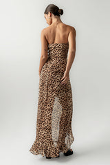 Addison Leopard Maxi Dress - FINAL SALE