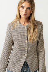 Talia Houndstooth Jacket - FINAL SALE
