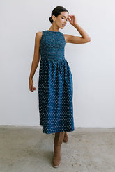 Jasmine Denim Midi Dress - FINAL SALE
