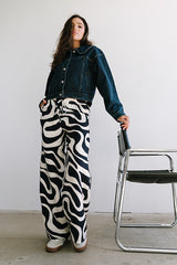 Remy Abstract Wide Leg Pants - FINAL SALE