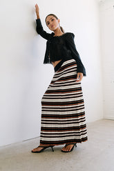 Anne Striped Maxi Skirt - FINAL SALE