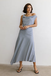Trina Asymmetrical Midi Dress - FINAL SALE