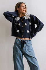 Ricky Embroidered Cardigan - FINAL SALE