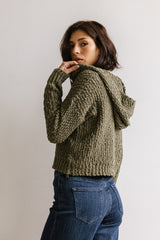 Georgie Knit Sweater in Olive - FINAL SALE