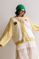 Paula Oversized Jacket in Yellow - FINAL SALE