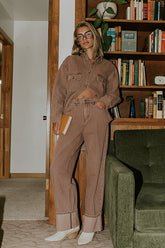 Shaylee Striped Wide Leg Jeans - FINAL SALE