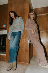 Shaylee Striped Wide Leg Jeans - FINAL SALE