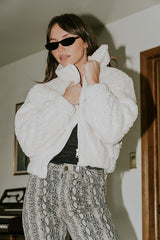 Minnie Sherpa Bomber Jacket - FINAL SALE