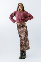 Luella Velvet Midi Skirt - FINAL SALE