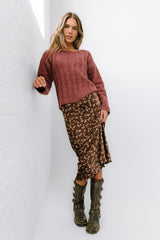 Luella Velvet Midi Skirt - FINAL SALE