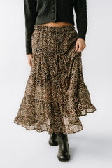 Kayden Leopard Maxi Skirt - FINAL SALE