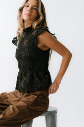 Kori Ruffle Lace Top - FINAL SALE