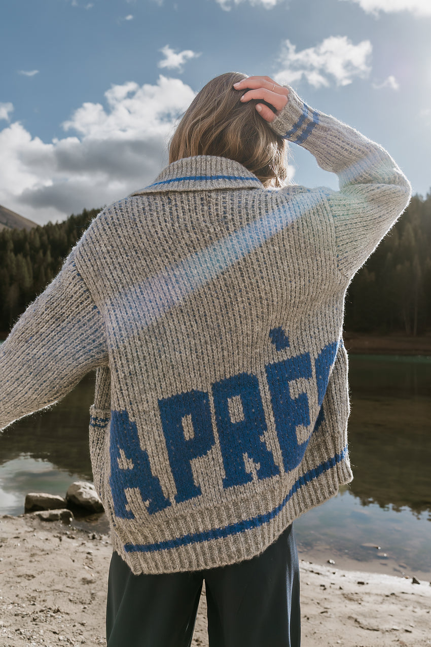 Apres Oversized Knit Jacket- FINAL SALE