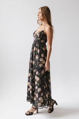 Bentley Floral Maxi Dress in Navy - FINAL SALE