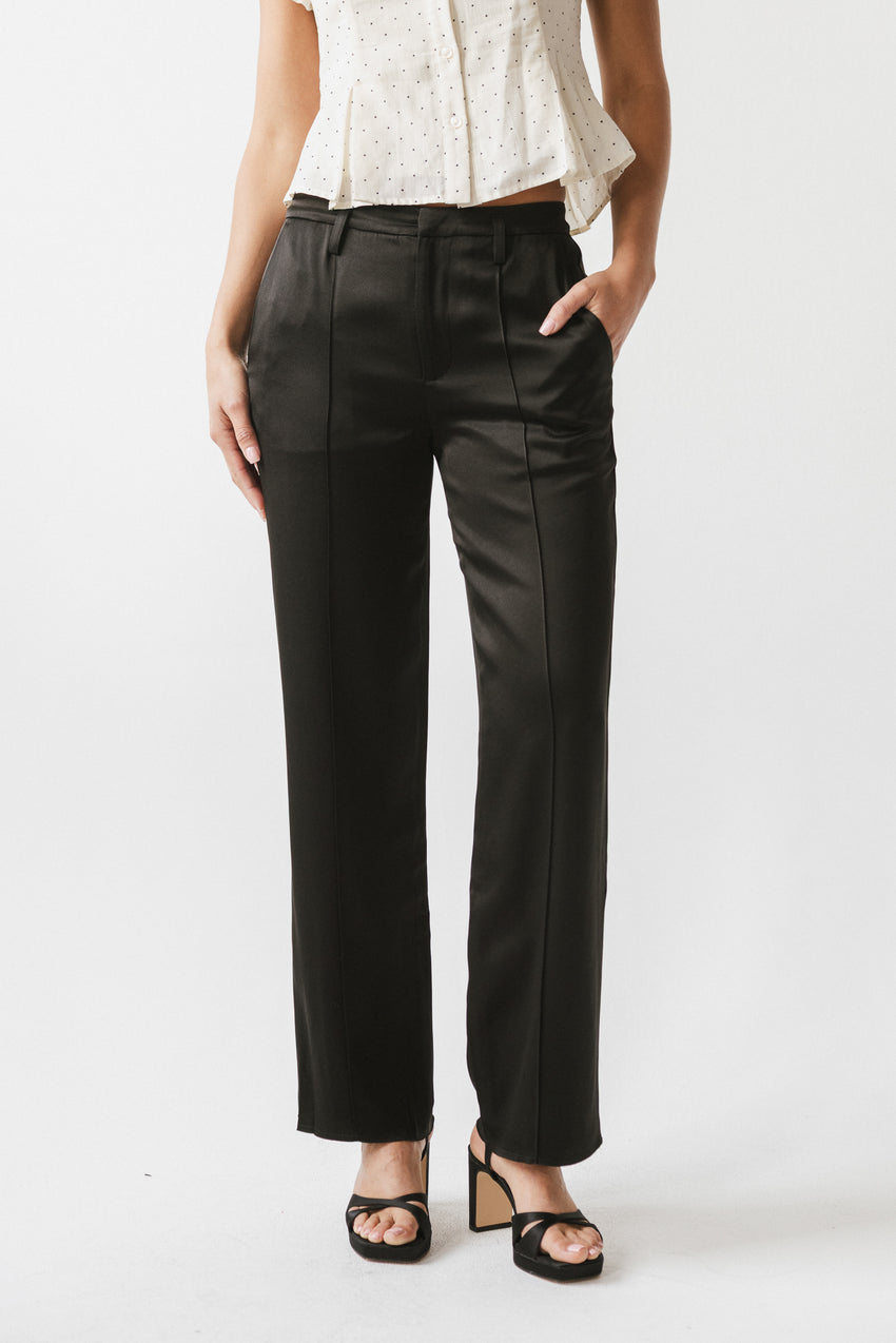 Camile Tapered Trouser in Black - FINAL SALE