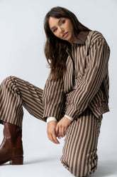 Carla Striped Utility Jacket - FINAL SALE