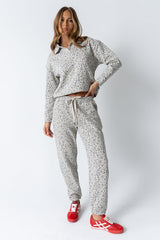Patricia Barrel Sweatpants in Leopard - FINAL SALE