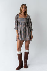 Wren Gingham Mini Dress - FINAL SALE