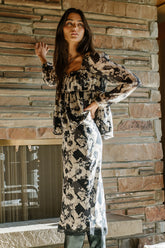 Kate Floral Midi Skirt - FINAL SALE