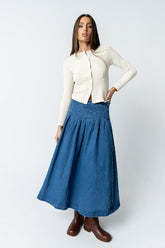Lola Denim Midi Skirt - FINAL SALE
