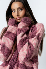 Russel Oversized Sweater in Pink - FINAL SALE