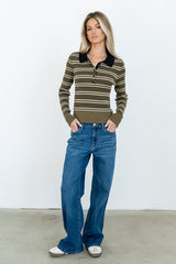Terry Wide Leg Jeans - FINAL SALE