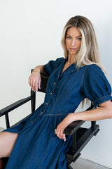 Ivan Denim Midi Dress - FINAL SALE
