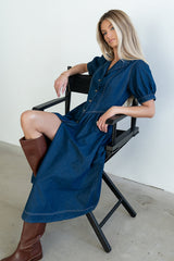 Ivan Denim Midi Dress - FINAL SALE