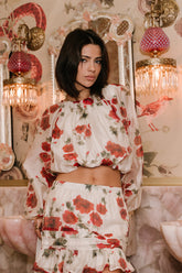 Posie Floral Bubble Top - FINAL SALE