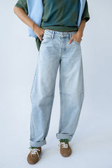 Tiana Barrel Jeans in Light Wash