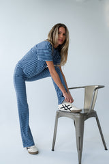 Jannet Striped Top in Navy - FINAL SALE