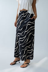 Ariel Abstract Maxi Skirt