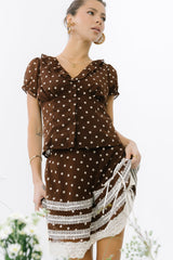 Nacie Polka Dot Blouse