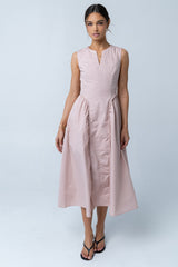 Jaynie Midi Dress in Rose - FINAL SALE