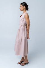 Jaynie Midi Dress in Rose - FINAL SALE