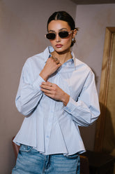 Hadley Striped Button Up - FINAL SALE