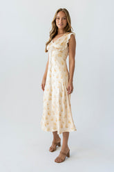 Tracey Maxi Dress in Yellow - FINAL SALE
