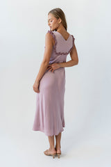 Tracey Maxi Dress in Mauve - FINAL SALE