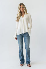 Margot Sheer Button Up - FINAL SALE