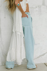 Sydney Striped Wide Leg Jeans - FINAL SALE