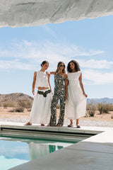 Nora Midi Dress in Ivory - FINAL SALE