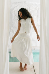 Ray Scallop Maxi Skirt - FINAL SALE