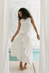 Ray Scallop Maxi Skirt - FINAL SALE