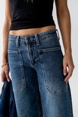 Mylah Wide Leg Jeans in Medium Wash - FINAL SALE