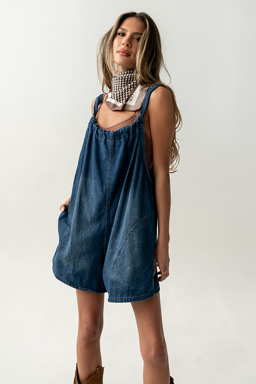 Quincey Denim Shortalls
