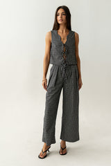 Lea Plaid Vest - FINAL SALE
