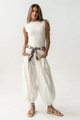 Correy Pants in Off White - FINAL SALE