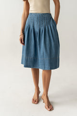 Sierra Pleated Midi Skirt - FINAL SALE