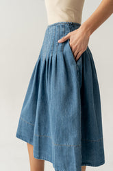 Sierra Pleated Midi Skirt - FINAL SALE